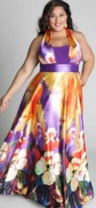 Igigi Golden Flowers Dress 18/20